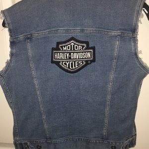 Harley Davidson Jean Vest